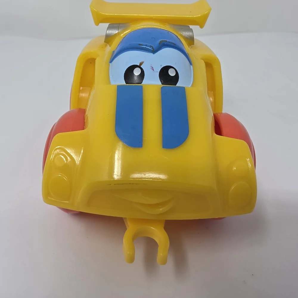 Mega Block Yellow Race Car 3 Pieces Block Toy